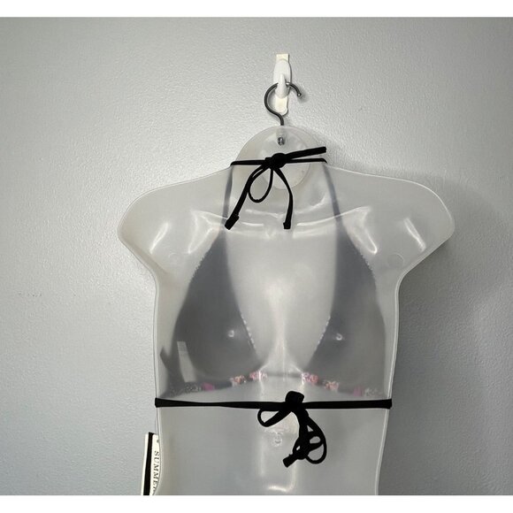 La Blanca String Bikini Top SZ 10 Colorful Print NEW - Picture 3 of 8